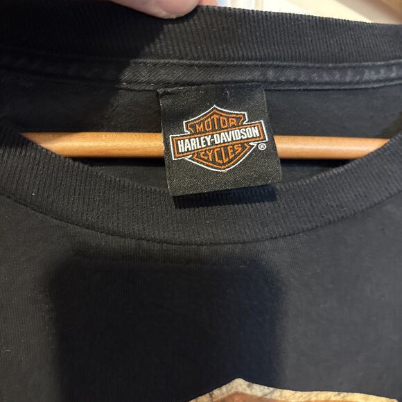 Lot of 2 Harley-Davidson Mens 4XL Black Short Sleeve HD Bar & Shield T-Shirt - Picture 16 of 16